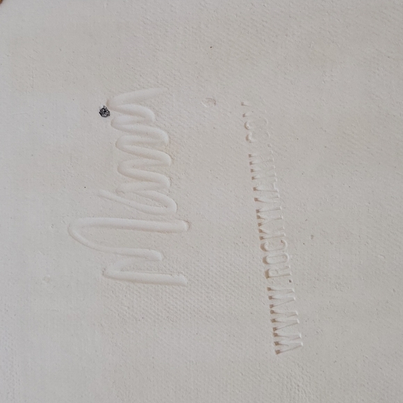 Rocky Mann Signed Birch Tile- 6" x 6" - Picture 3 of 3